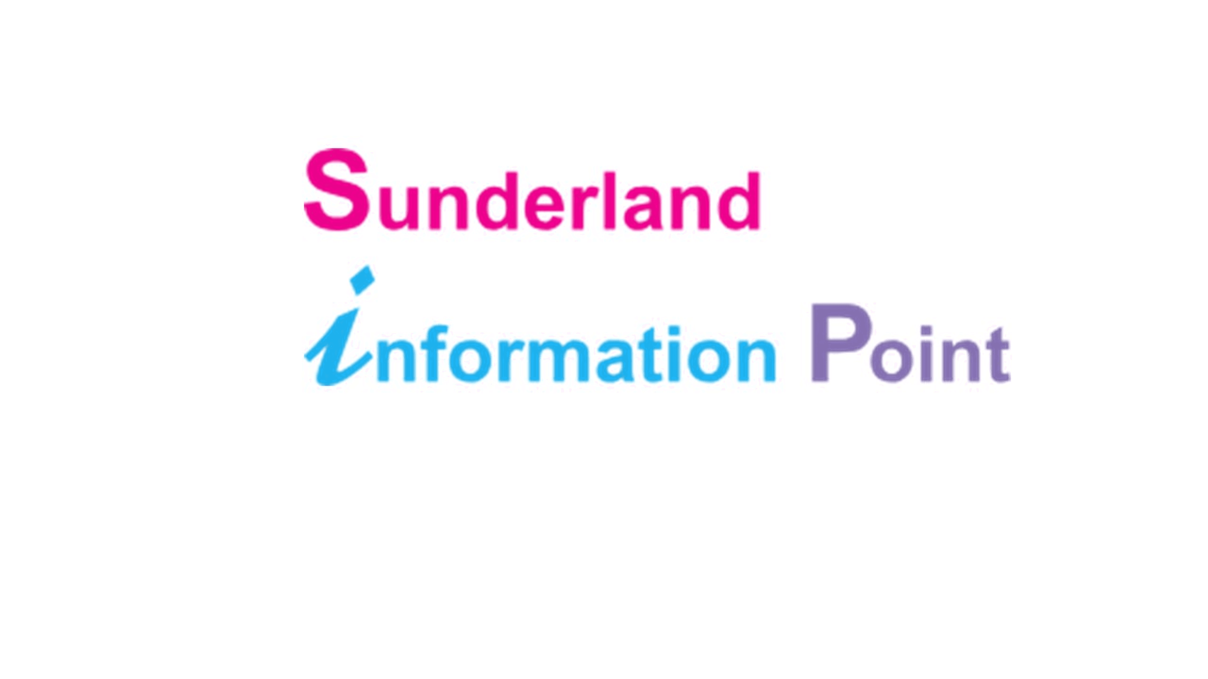 Writing saying Sunderland information point